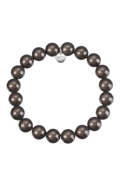 Leslii Reflective Pearl Perlen-Armband Magic 3D-Effekt Ø 10mm in Taupe Riesige Ersparnisse