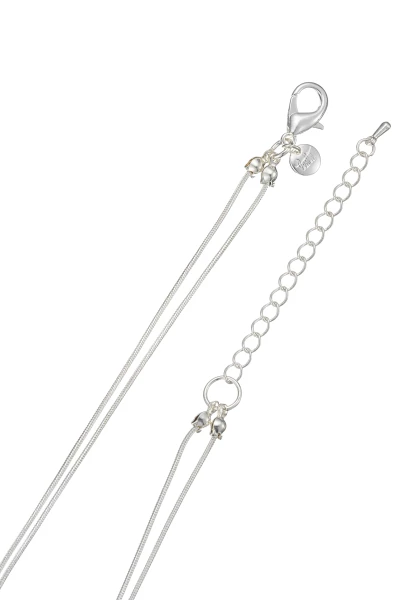 Leslii kurze Layering Kette Pearls Silber Fabrikpreis