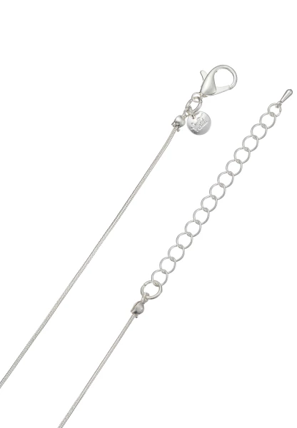 Leslii lange Schlangenkette Stone | Silber Jubiläumsangebot