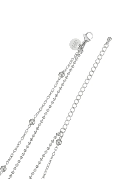 Leslii Kurze Kette Layering Kugeln Silber Letzter Tag