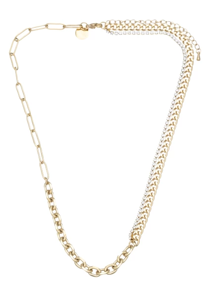 Leslii Kurze Halskette Glitzer Panzer-Kette Gold Discount Store für neue Produkte