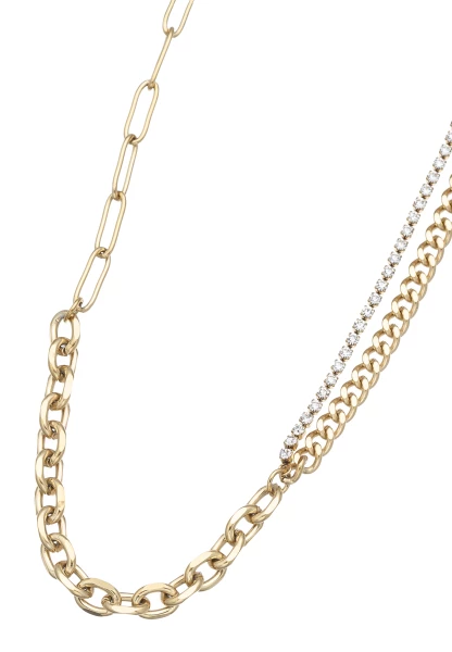 Leslii Kurze Halskette Glitzer Panzer-Kette Gold Discount Store für neue Produkte