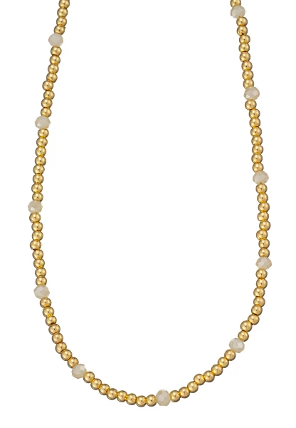 Leslii Kurze Halskette Kugeln Glasperlen Gold Angebote