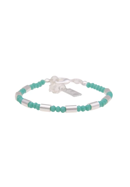 -50% SALE Leslii Armband Glasperlen Filigran in Silber Türkis Zeitbegrenzte Promotion