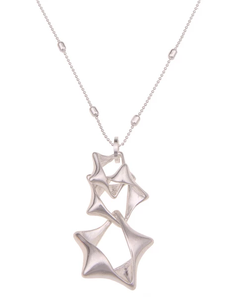 -50% SALE Leslii Lange Halskette Stern Trio in Silber 2025