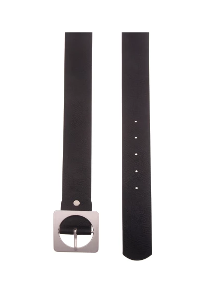 -50% SALE! Leslii Damen-Gürtel Square schwarzer Gürtel Breite 4cm in Schwarz Fabrikverkauf