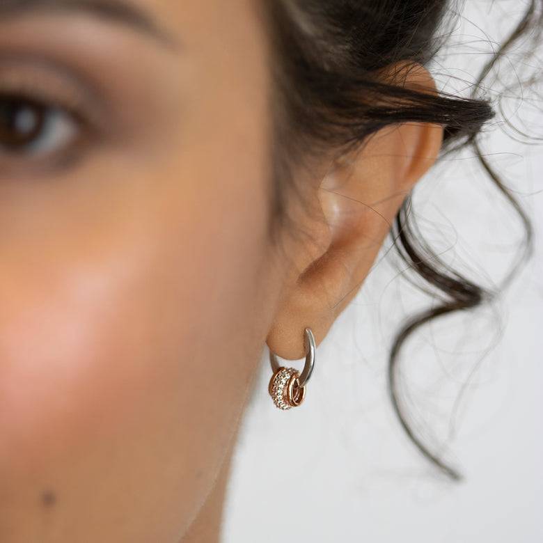 Nana Kay Echtgold Ohrring pendentif Rosé Online