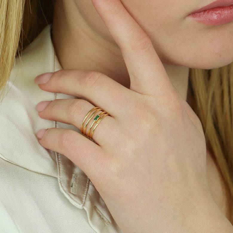 Nana Kay Modern Aztec Ring Xilonen Sonderangebot der Fabrik