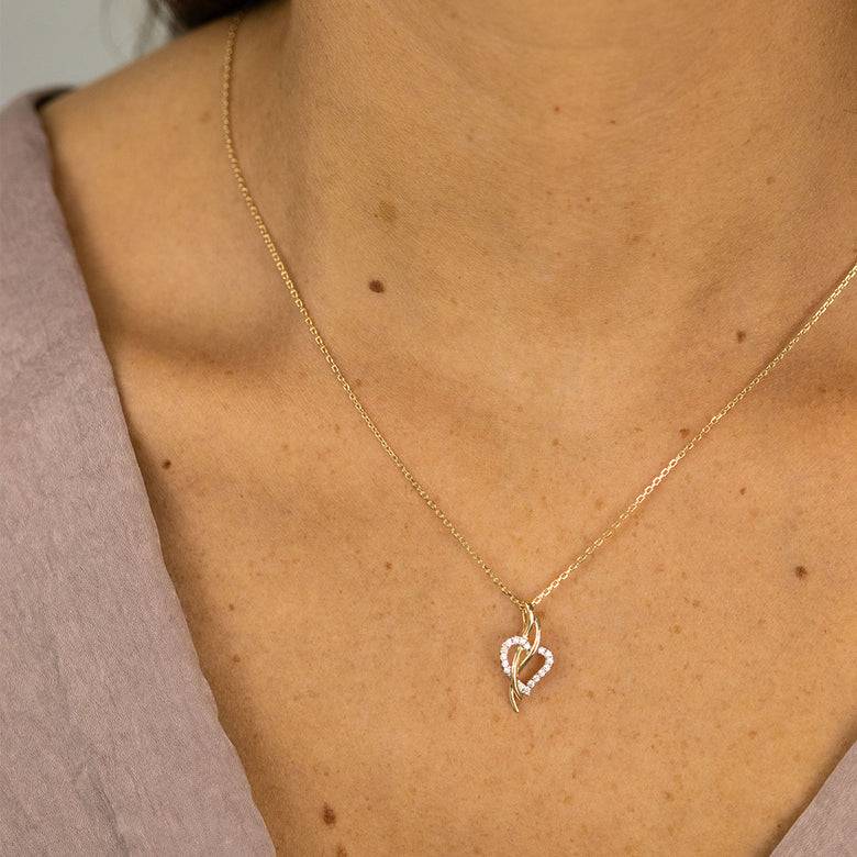 Nana Kay Echtgold Collier près du coeur Fabrikladen
