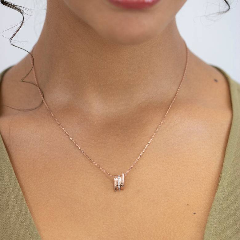 Nana Kay Echtgold Collier Passer Rosé Outlet