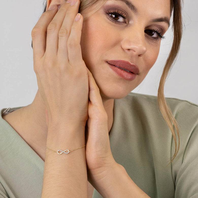 Nana Kay Echtgold Armband Infinity Preisnachlass