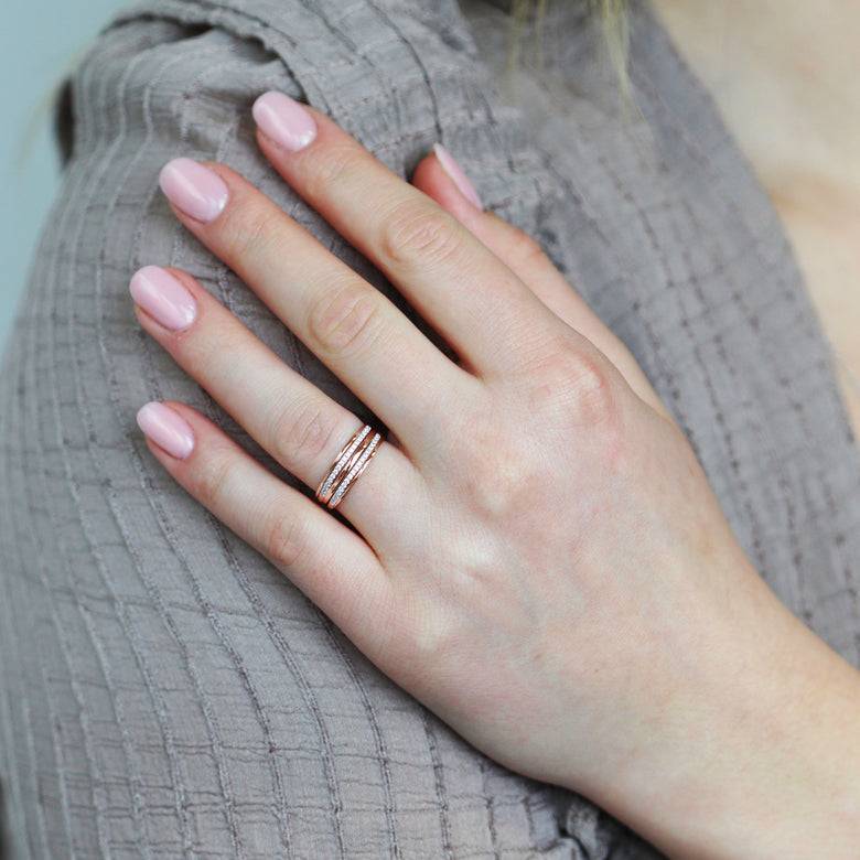 Nana Kay Echtgold Ring Jumelle Begrenzte Freigabe