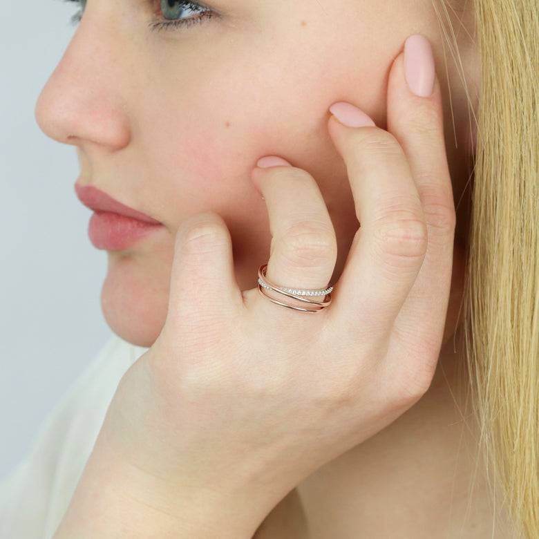 Nana Kay Echtgold Ring Onduler Rosé JETZT KAUFEN