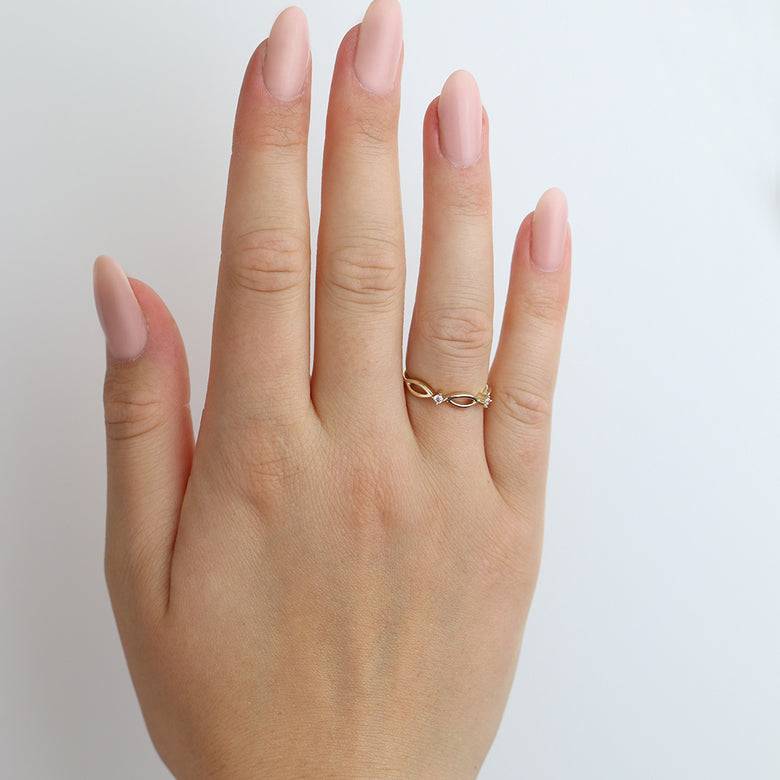 Nana Kay Echtgold Ring relier Neueste Stile