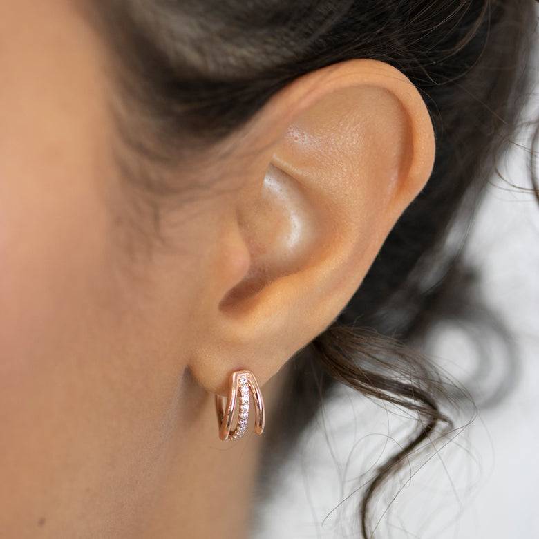 Nana Kay Echtgold Ohrring Passer Rosé Black Friday Preise