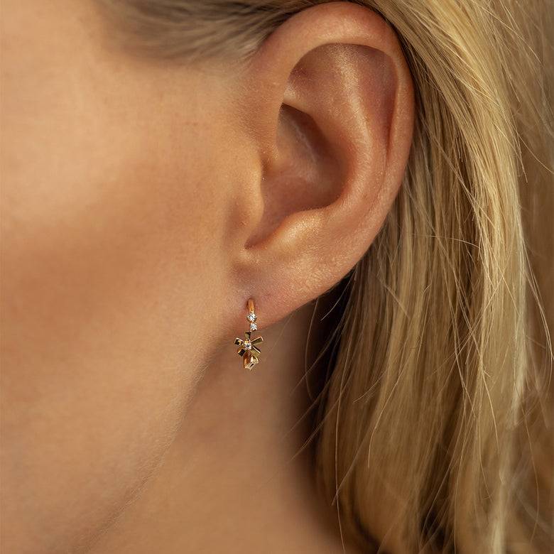 Nana Kay Echtgold Ohrring Fleur Großer Ausverkauf