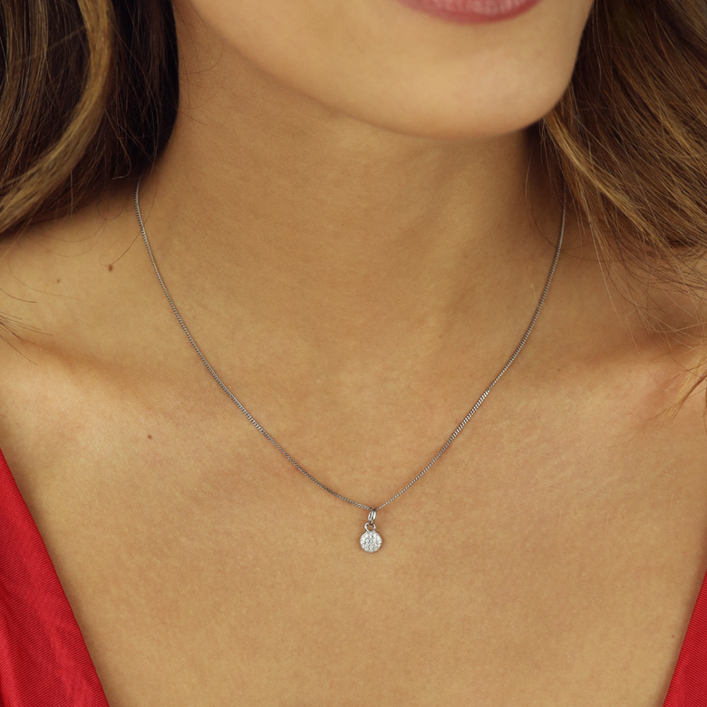 Nana Kay Very Petite Halskette Zirconia Circle Super Sparpreis