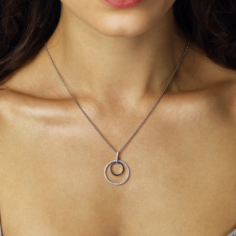 Nana Kay Swinging Silver Halskette Romance Wochenangebot