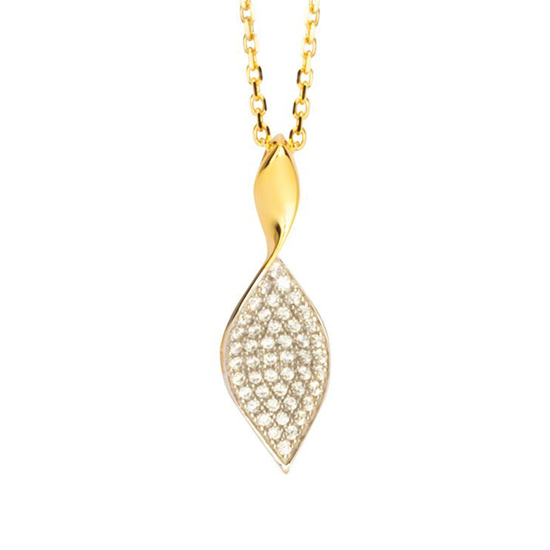 Nana Kay Echtgold Halskette Feuille Letzte 2 Tage