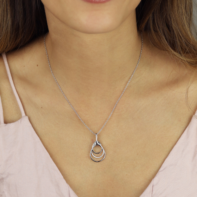Nana Kay Swinging Silver Halskette Balance Discount Store für neue Produkte