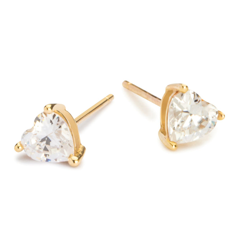 Nana Kay Echtgold Ohrringe Icy Heart Im Verkauf