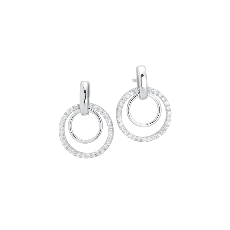 Nana Kay Swinging Silver Ohrpendel Bridesmaid Begrenzte Freigabe