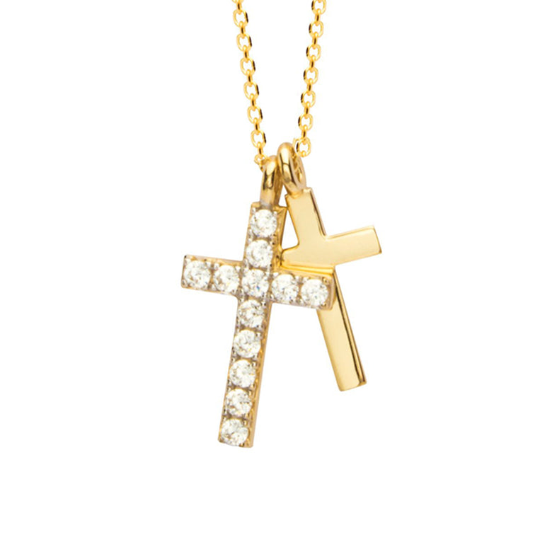 Nana Kay Echtgold Halskette Croix Zeitbegrenzte Promotion