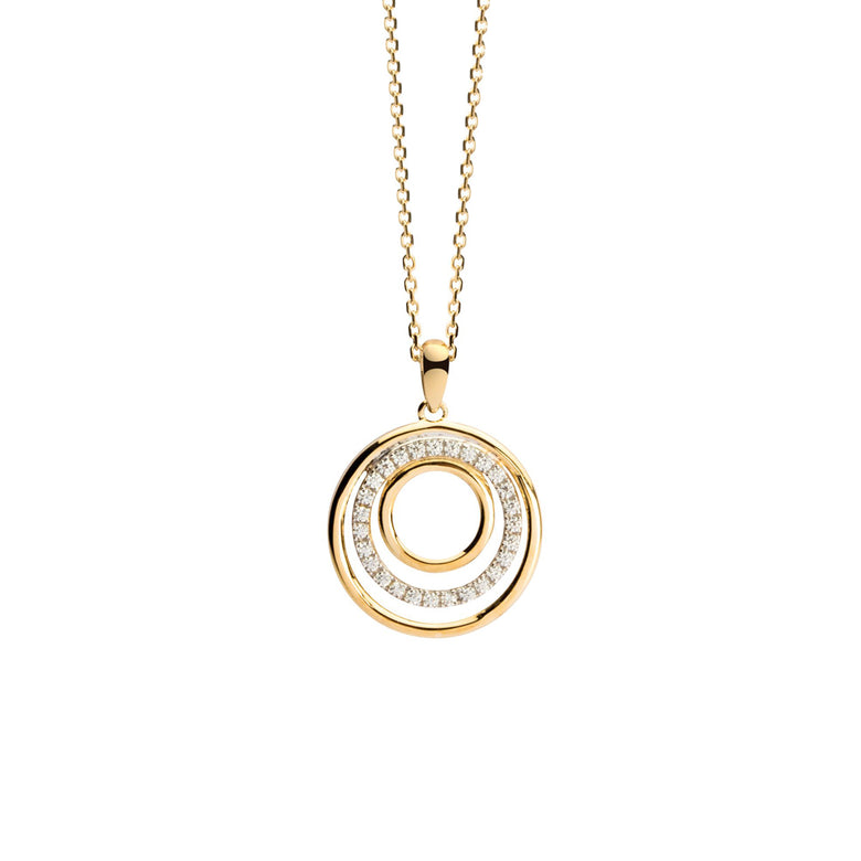 Nana Kay Echtgold Halskette Circles Bis zu 60% Rabatt