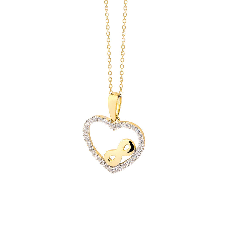 Nana Kay Echtgold Halskette Eternal Love Sonderangebot der Fabrik