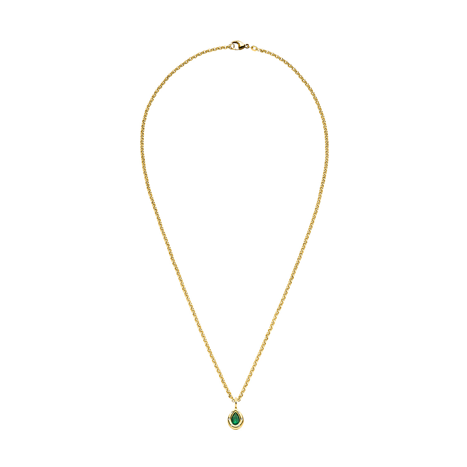 Nina Kastens Subway Pendant Emerald Pear Begrenzte Freigabe