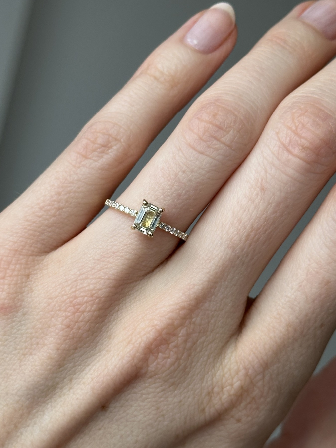 Nina Kastens Yellow Sapphire Diamond Ring Letzte 2 Tage