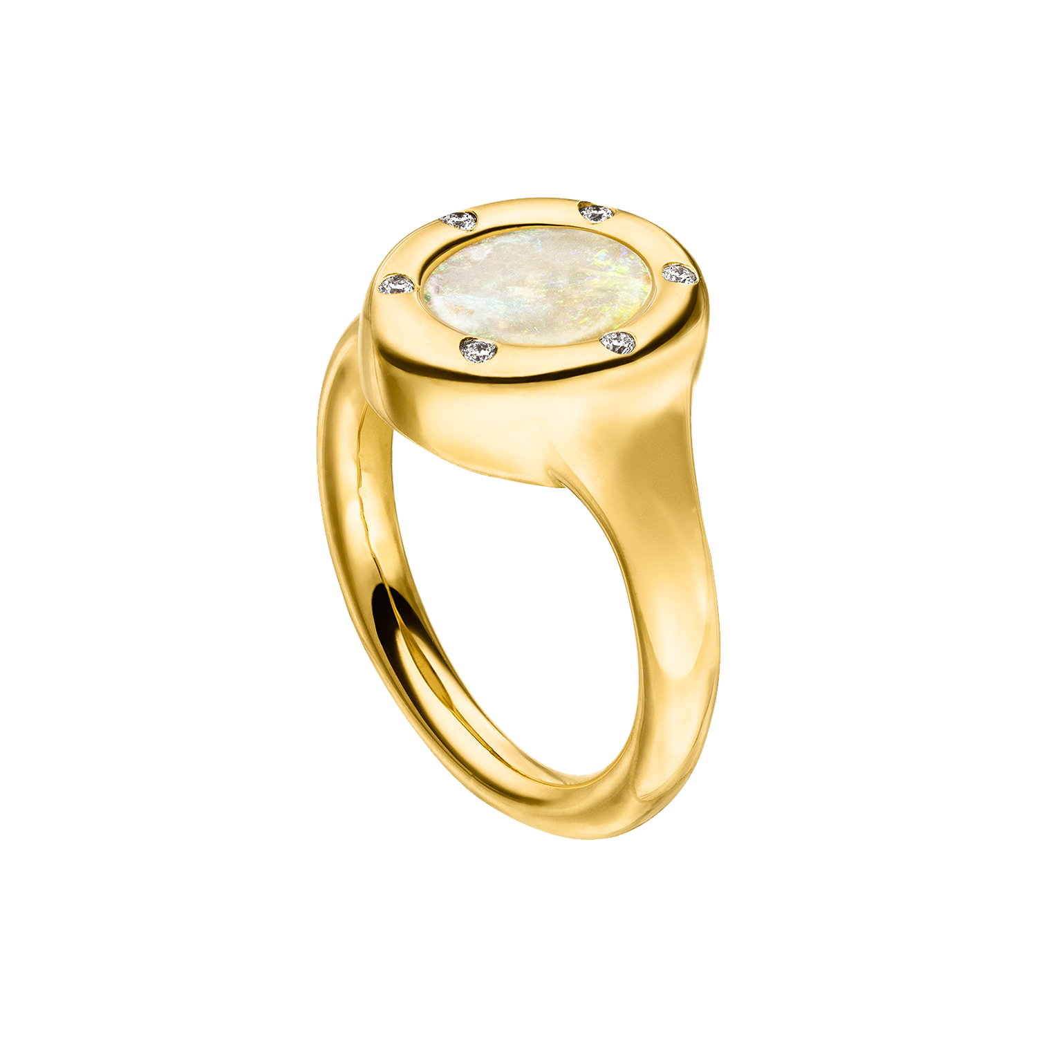 Nina Kastens Subway Ring Opal Clearance-Verkauf