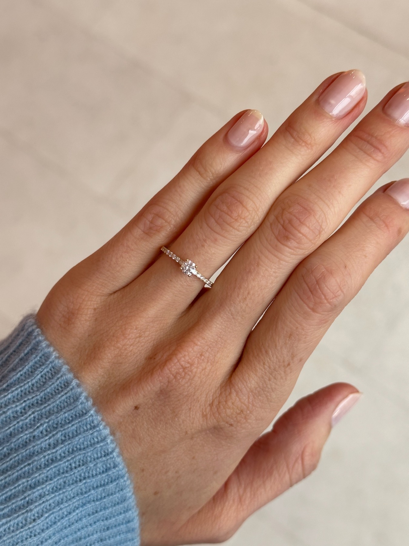 Nina Kastens Pavé Solitaire Ring 2025
