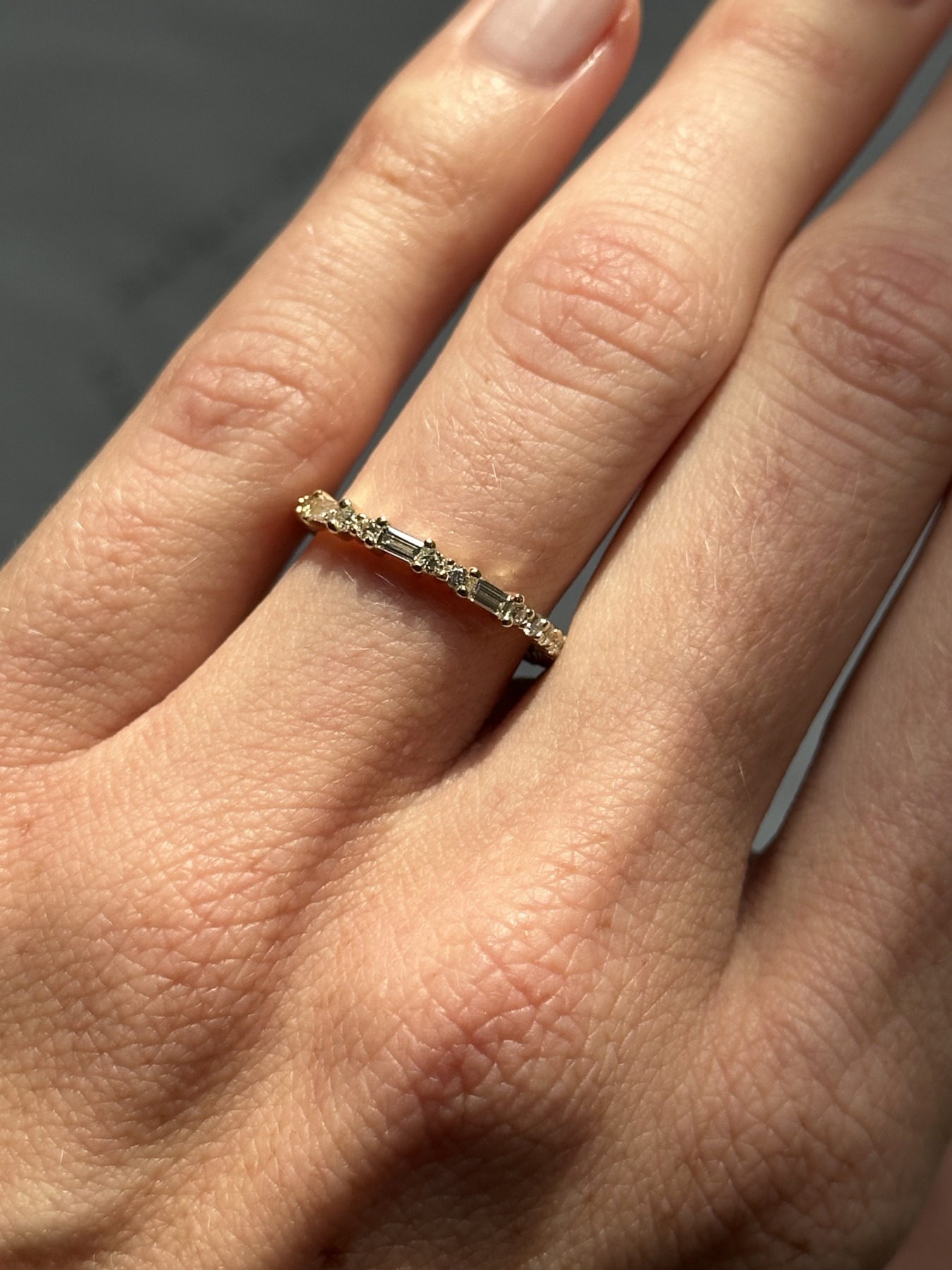 Nina Kastens Mixed Shapes Eternity Ring Outlet