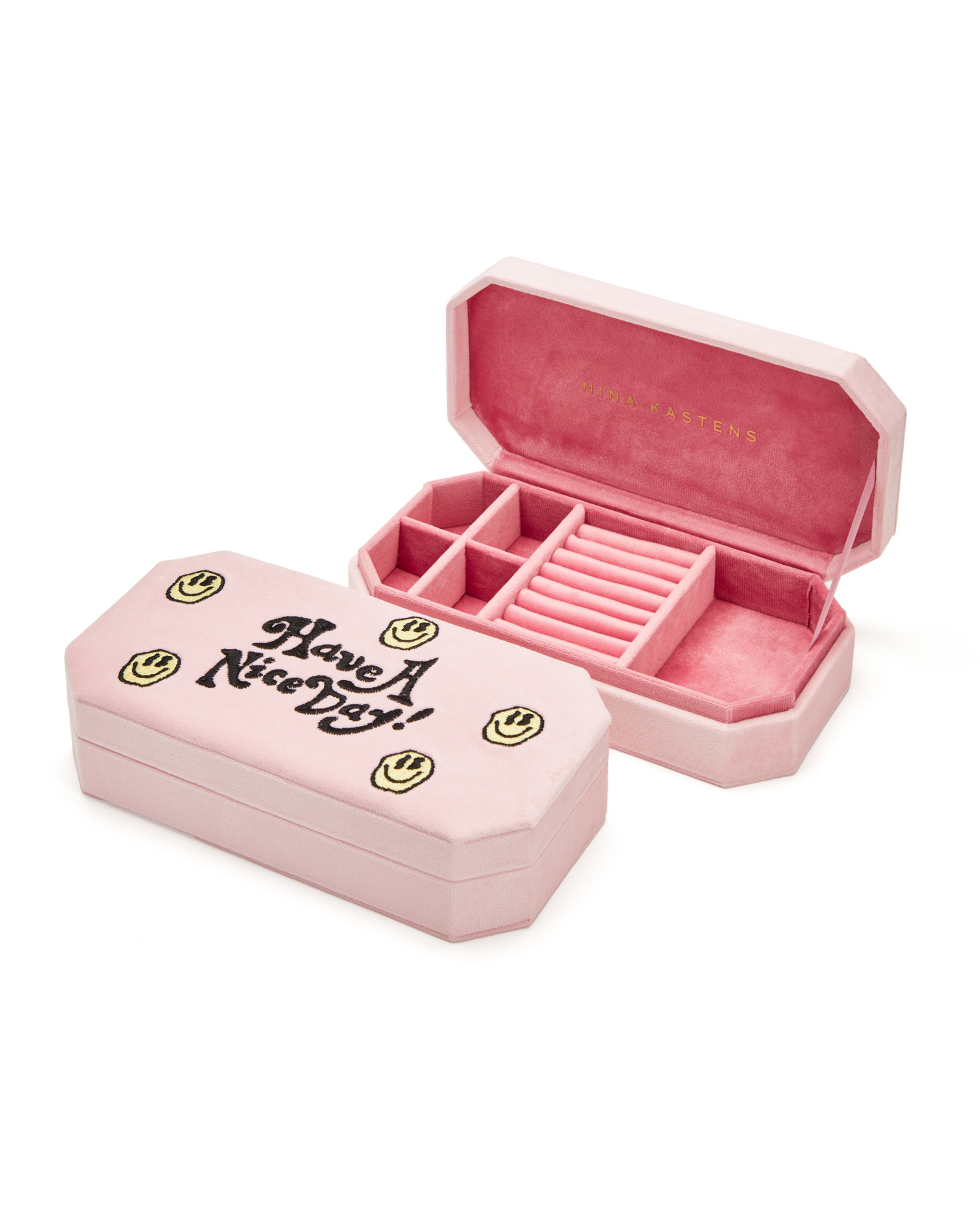 Nina Kastens Have a Nice Day Jewelry Box Pink Preisnachlass