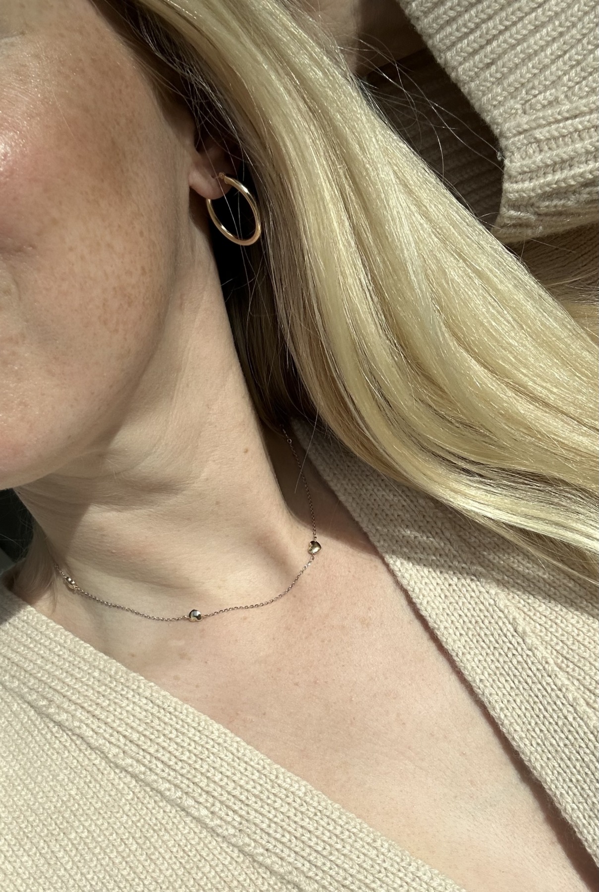 Nina Kastens Bicolor Heart Choker Saisonschlussverkauf