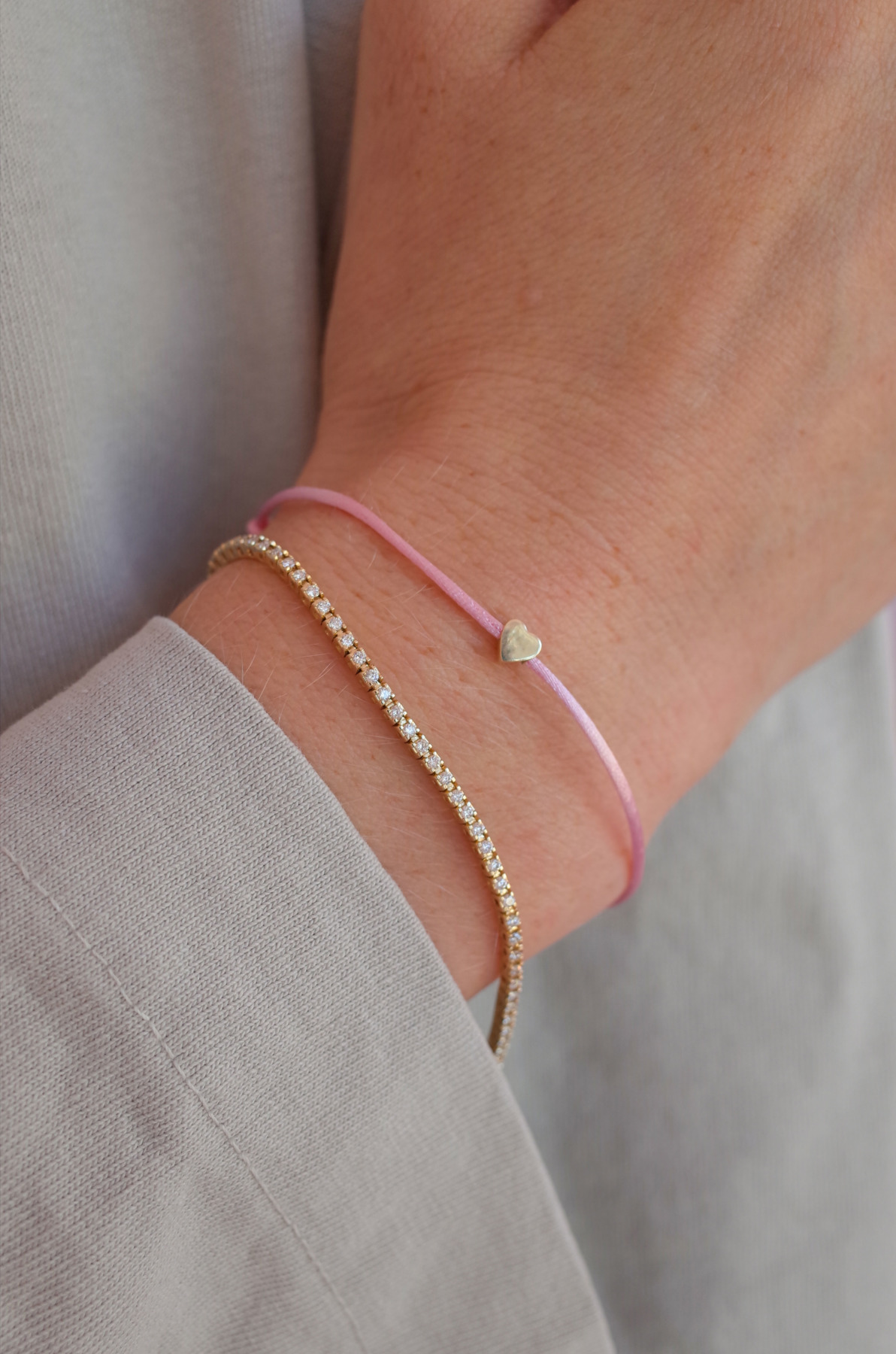 Nina Kastens Heart Bracelet Pink Blitzangebot