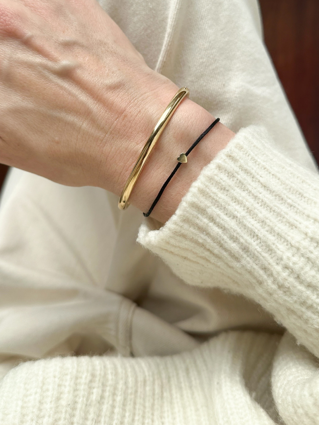 Nina Kastens Heart Bracelet Black VIP-Rabatte