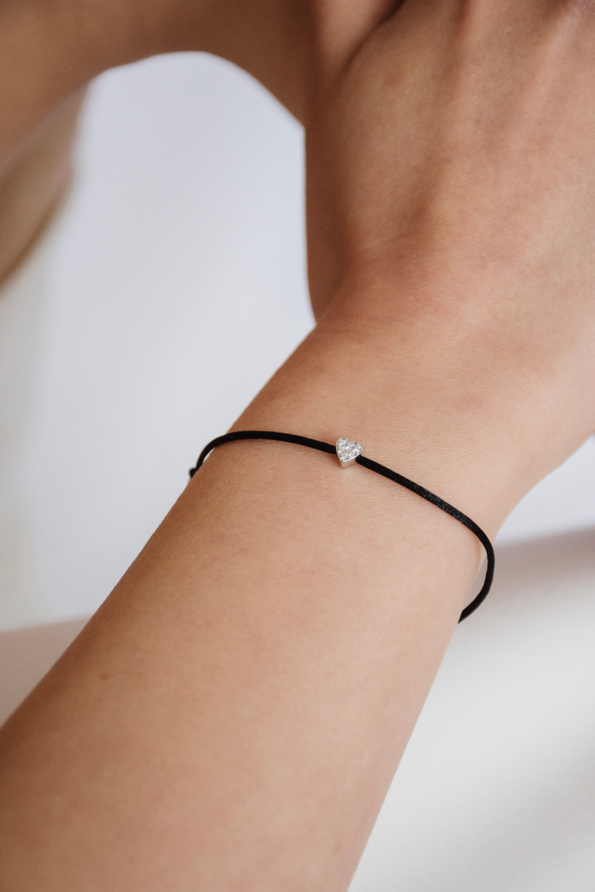 Nina Kastens Diamond Heart Bracelet Black WG Wochenangebot