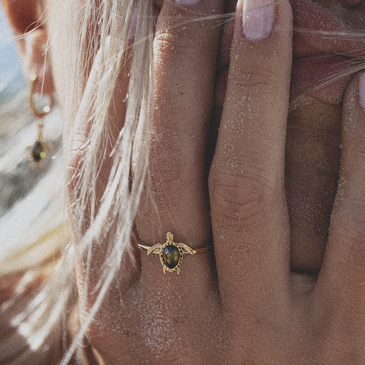 ﻿Paul Hewitt Turtle Ring Gold Kostenlose Rückgabe