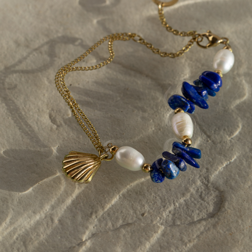 Paul Hewitt Scallop Stone Armkette Gold Bis zu 65% Rabatt