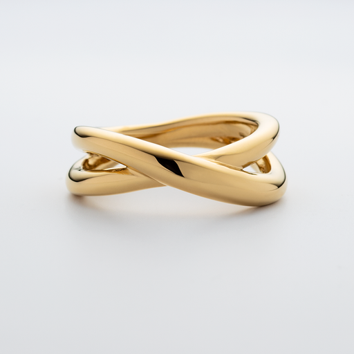 Paul Hewitt Waves Twisted Ring Gold Nur noch ein Tag übrig