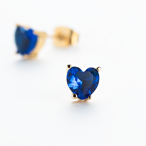 Paul Hewitt Blue Heart Ohrring Gold 50% Rabatt für begrenzte Zeit