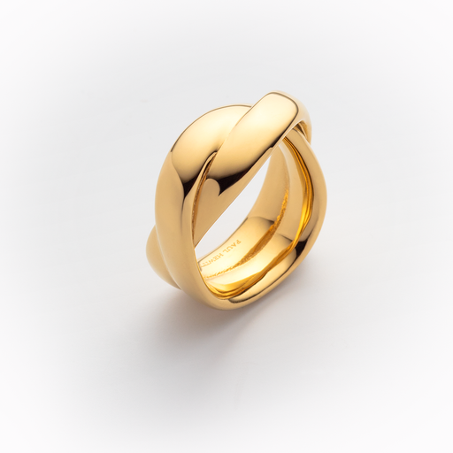 Paul Hewitt Waves Duo Ring Gold Auslauf