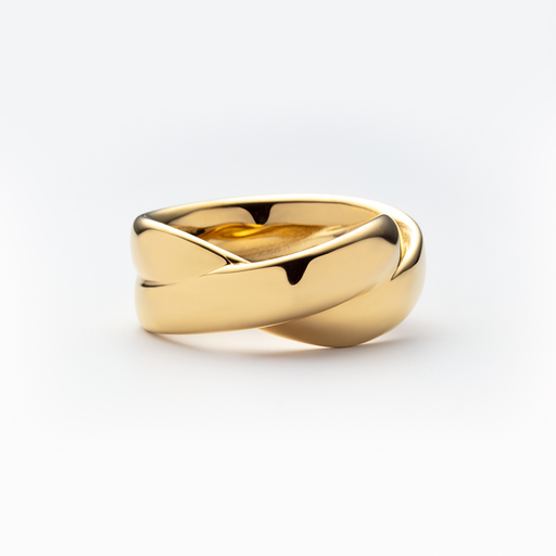 Paul Hewitt Waves Duo Ring Gold Auslauf
