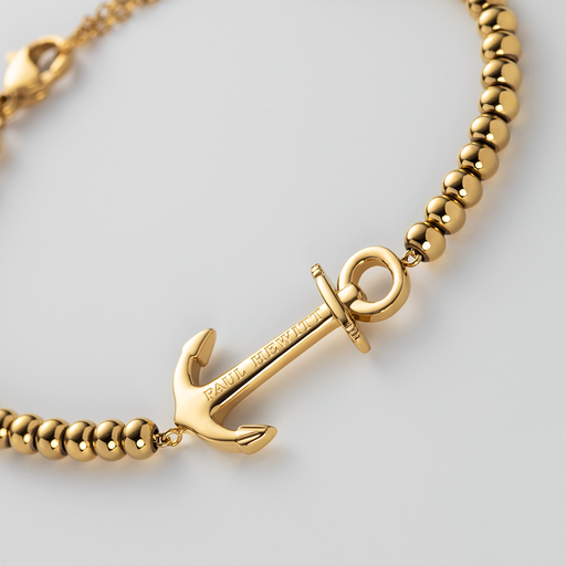 Paul Hewitt The Anchor Beads Armkette Gold Günstiger Verkauf
