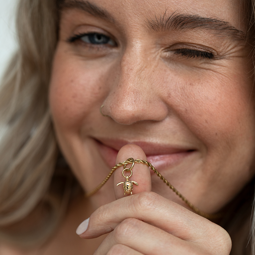 Paul Hewitt Turtle Charm Gold Sonderangebot