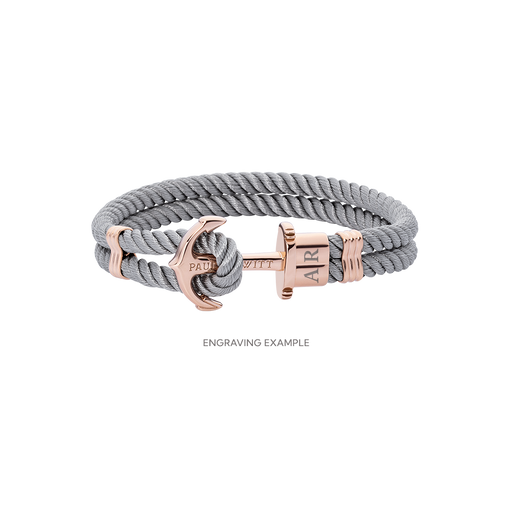 Paul Hewitt PHREP Armband Roségold Grau Große Rabatte
