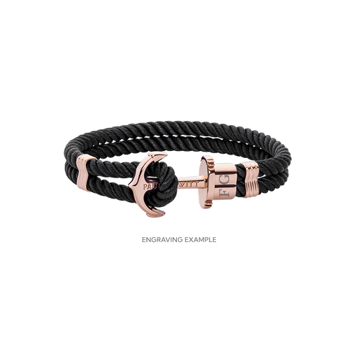 Paul Hewitt PHREP Armband Roségold Schwarz Bestseller