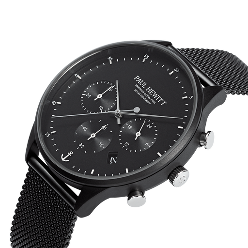 Paul Hewitt Chrono Uhr Schwarz Begrenzte Freigabe